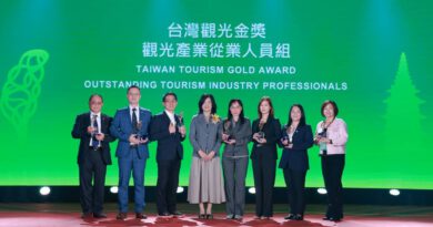 觀光界奧斯卡 銘傳3位校友獲頒台灣觀光金獎最高榮耀