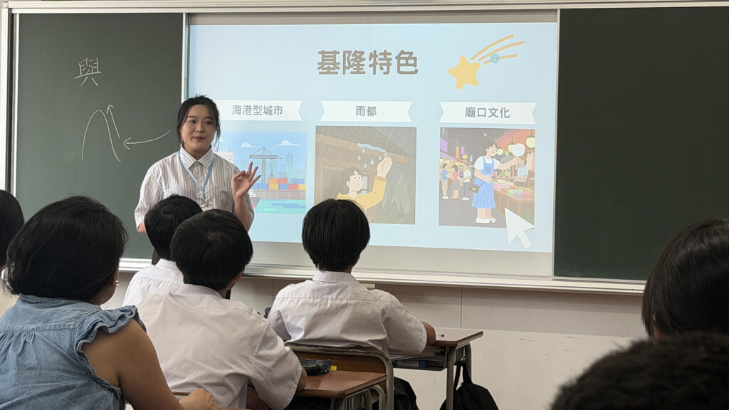 師資生白柔楦教學演示